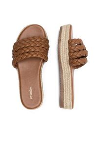 DeeZee Espadryle INCREDIBLE KL-E8875-2 Brązowy. Kolor: brązowy. Materiał: syntetyk #4