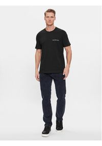 Calvin Klein Jeans T-Shirt Institutional J30J324671 Czarny Regular Fit. Kolor: czarny. Materiał: bawełna #4