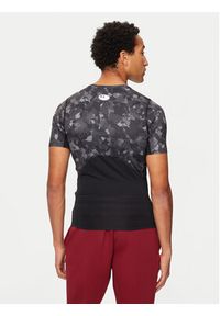 Under Armour Koszulka techniczna HeatGear® 1386937 Czarny Slim Fit. Kolor: czarny. Materiał: syntetyk