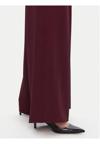 Rinascimento Spodnie palazzo CFC0125495003 Bordowy Wide Leg. Kolor: czerwony. Materiał: syntetyk