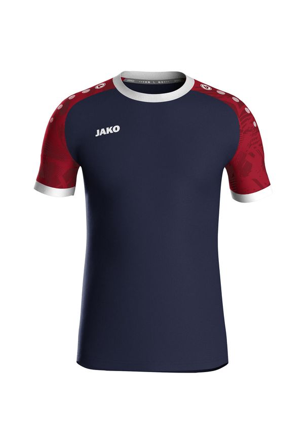 Jersey Jako Iconic. Kolor: wielokolorowy, niebieski, czerwony. Materiał: jersey. Sport: piłka nożna, fitness