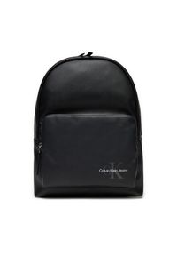 Calvin Klein Jeans Plecak Monogram Soft Campus Bp Angled40 K50K512035 Czarny. Kolor: czarny. Materiał: skóra #1