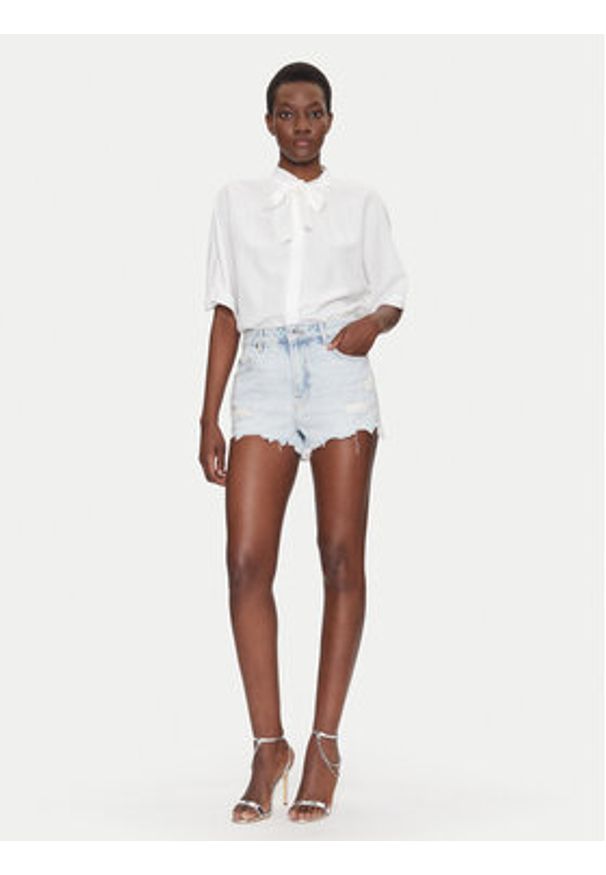 Liu Jo Szorty jeansowe UA5253 D0238 Niebieski Regular Fit. Kolor: niebieski. Materiał: bawełna