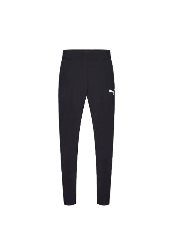 Puma - Spodnie Do Joggingu Męskie Liga. Kolor: czarny. Materiał: dresówka. Sport: bieganie