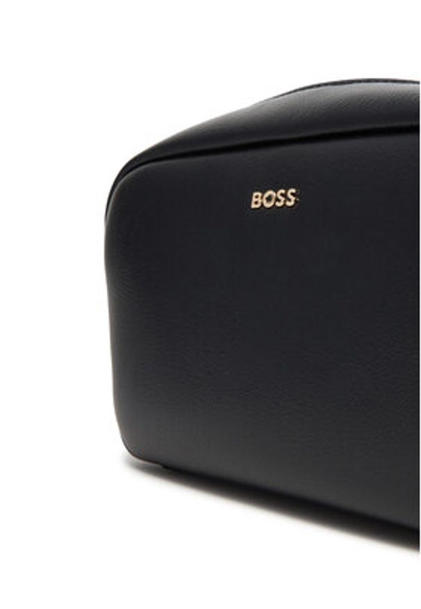 BOSS Torebka 50547765 Czarny. Kolor: czarny. Materiał: skórzane