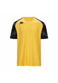 Koszulka dla dzieci Kappa Daverno. Kolor: wielokolorowy, żółty, czarny. Sport: piłka nożna #1