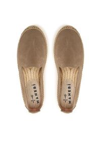 Manebi Espadryle Suede Flat Espadrilles K 1.9 N0 Brązowy. Kolor: brązowy. Materiał: skóra, zamsz #3