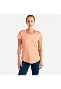 DARE 2B - Vigilant damska sportowa koszulka. Kolor: różowy. Materiał: tkanina, skóra. Sport: fitness, turystyka piesza #1