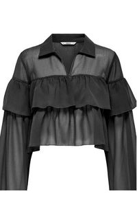 only - ONLY Bluzka Suzzi 15360661 Czarny Regular Fit. Kolor: czarny. Materiał: syntetyk #5