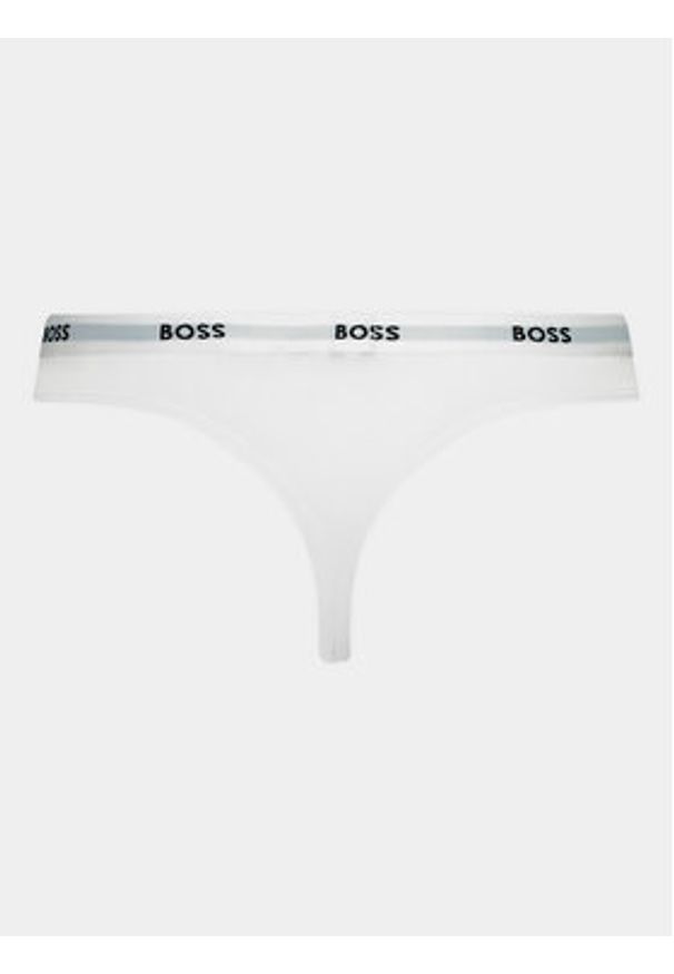 BOSS - Boss Stringi 50502752 Biały. Kolor: biały. Materiał: wiskoza