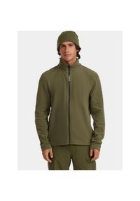 Sweter Męski O'Neill Jack'S Polartec 100 Fz. Typ kołnierza: polo. Kolor: zielony. Materiał: materiał, polar. Sezon: zima. Sport: turystyka piesza