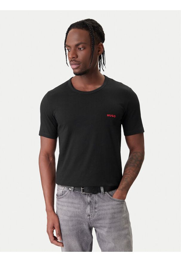 Hugo - HUGO Komplet t-shirtów Rn Triplet P 50532811 Kolorowy Regular Fit. Materiał: bawełna. Wzór: kolorowy