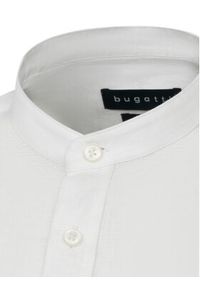 Bugatti Koszula 9550-78900C Biały Casual Fit. Okazja: na co dzień. Kolor: biały. Materiał: len. Styl: casual #7