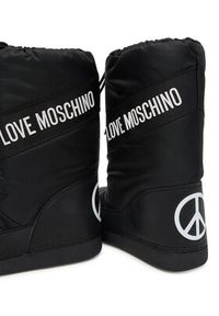 Love Moschino - LOVE MOSCHINO Śniegowce JA24032G0NISA000 Czarny. Kolor: czarny. Materiał: materiał