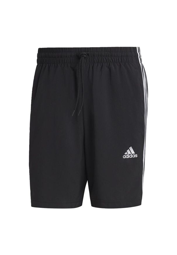 Adidas - AEROREADY Essentials Chelsea 3-Stripes Shorts. Kolor: biały, wielokolorowy, czarny. Materiał: materiał. Długość: krótkie
