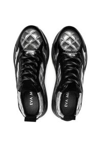 Eva Minge Sneakersy EM-60-08-001124 Czarny. Kolor: czarny. Materiał: skóra