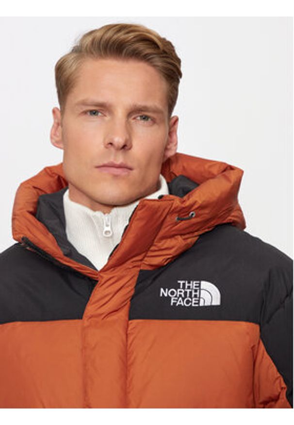 The North Face Kurtka puchowa Himalayan NF0A4QYX Pomarańczowy Regular Fit. Kolor: pomarańczowy. Materiał: syntetyk