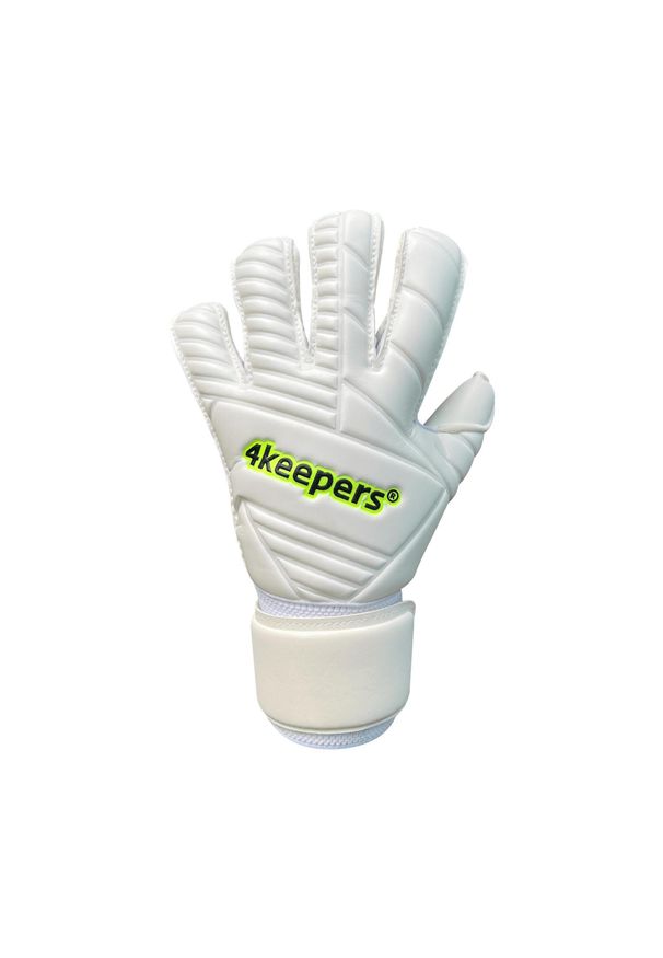 4KEEPERS - Rękawice bramkarskie dla dzieci 4keepers RETRO 42 RF2G. Kolor: biały. Sport: piłka nożna