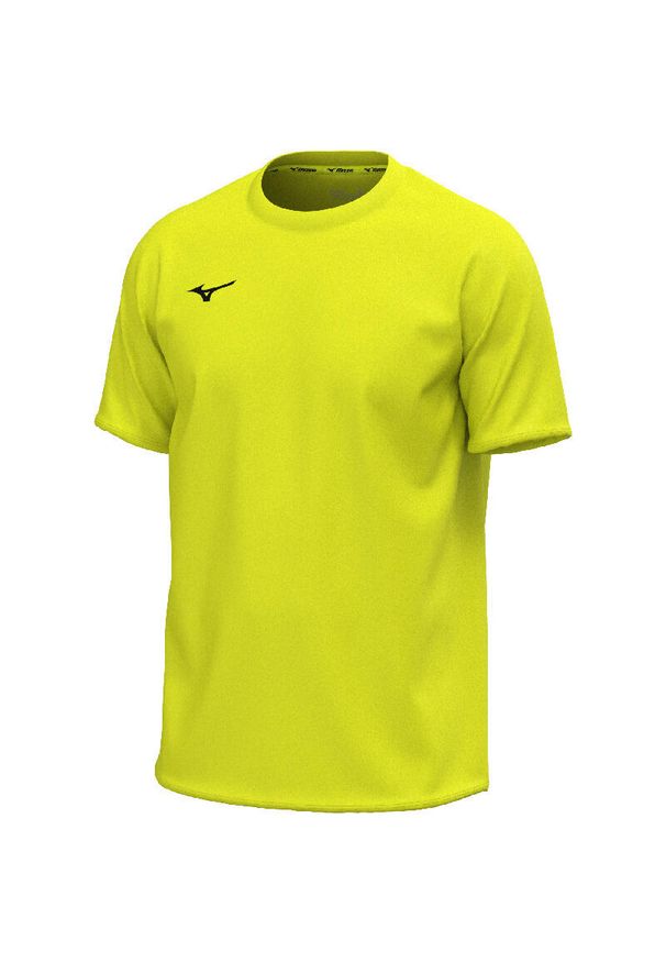 Koszulka Mizuno Team. Kolor: żółty. Sport: fitness