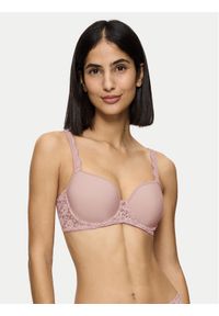 Triumph Biustonosz z fiszbiną Amourette 10214770 Różowy. Kolor: różowy. Materiał: syntetyk #1
