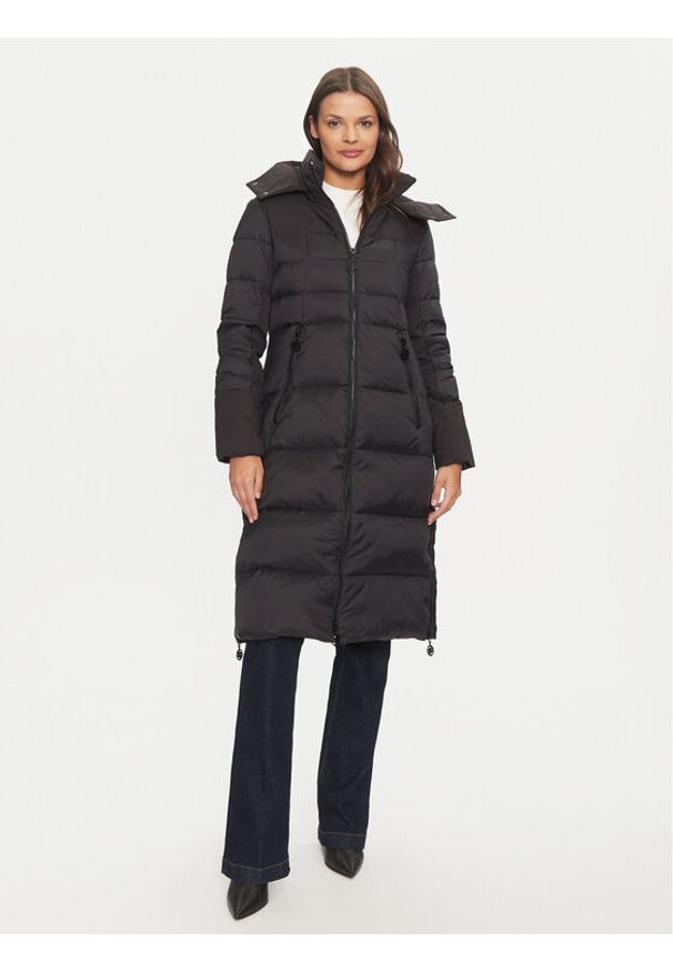 Guess Płaszcz zimowy Carolyn W4BL0D WG0V0 Czarny Regular Fit. Kolor: czarny. Materiał: syntetyk. Sezon: zima