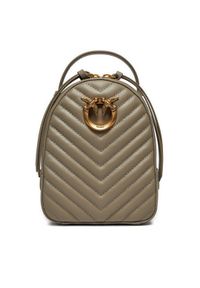 Pinko - PINKO Plecak Love Click Mini Backpack . AI 24-25 PLTT 103614 A1J2 Beżowy. Kolor: beżowy. Materiał: skóra