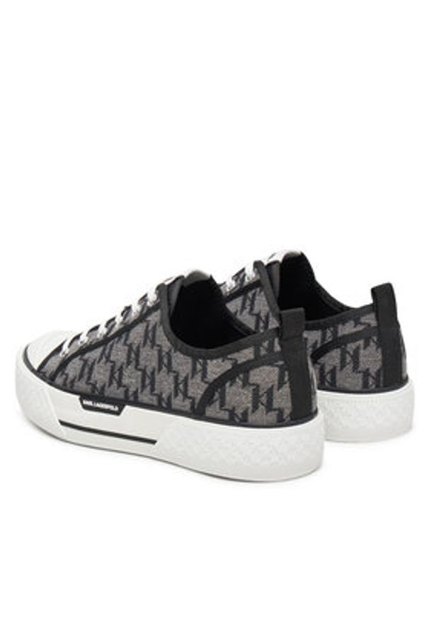 Karl Lagerfeld - KARL LAGERFELD Trampki KL50425 Czarny. Kolor: czarny. Materiał: materiał