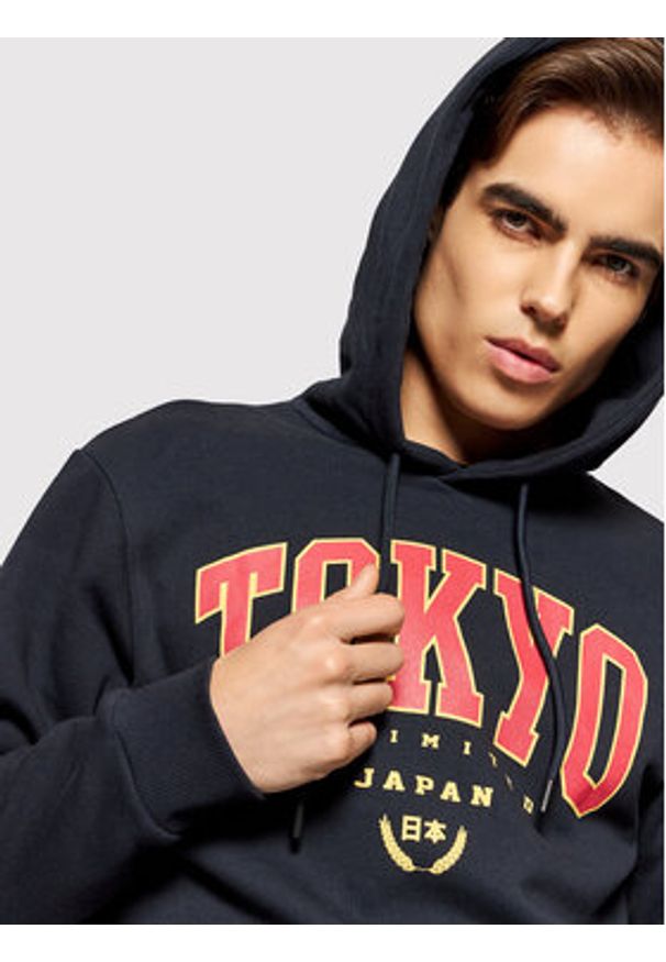 Only & Sons Bluza Tokyo 22022762 Granatowy Regular Fit. Kolor: niebieski. Materiał: bawełna, syntetyk
