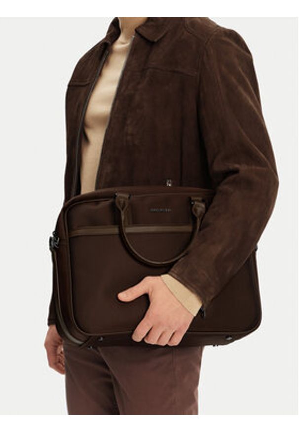 Gino Rossi Torba na laptopa 06A10936-3 Brązowy. Kolor: brązowy. Materiał: materiał