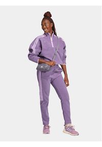 Adidas - adidas Spodnie dresowe Tiro Fleece IJ8415 Fioletowy Regular Fit. Kolor: fioletowy. Materiał: dresówka, syntetyk #4