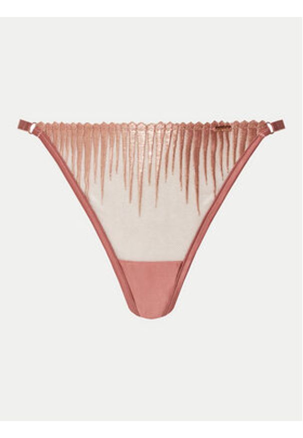 Hunkemöller Stringi 300408 Różowy. Kolor: różowy. Materiał: syntetyk