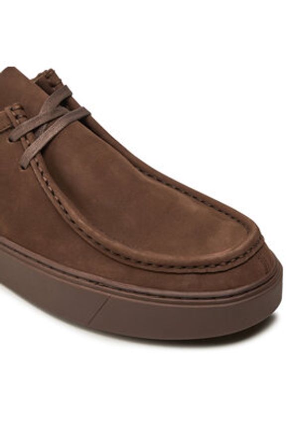 Calvin Klein Mokasyny Apron Lace Up Nb HM0HM01532 Brązowy. Kolor: brązowy. Materiał: skóra