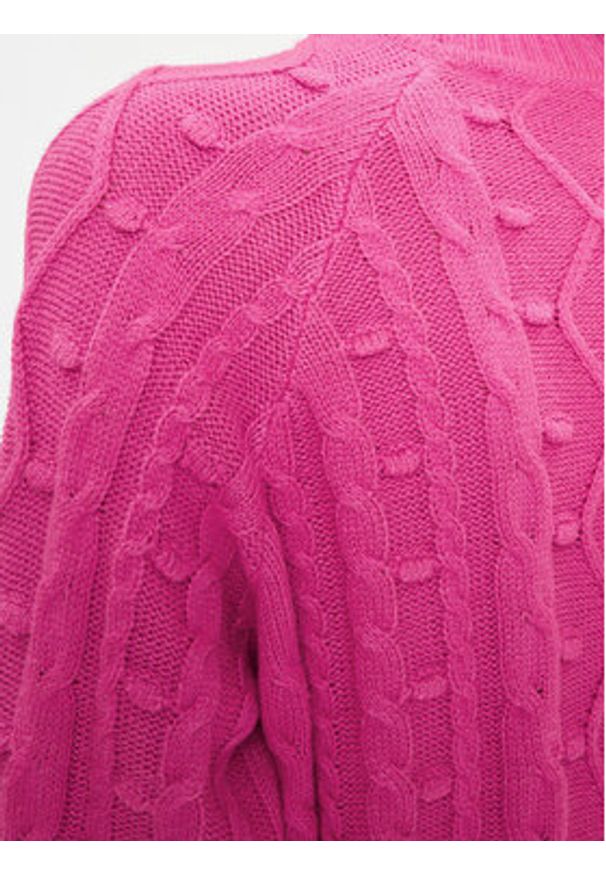 Silvian Heach Sweter GPA23251LU Różowy Regular Fit. Kolor: różowy. Materiał: syntetyk