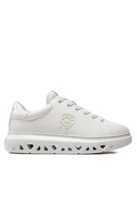 Karl Lagerfeld - KARL LAGERFELD Sneakersy KL54530 Biały. Kolor: biały. Materiał: skóra