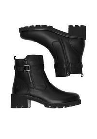 Remonte Botki D0A71-01 Czarny. Kolor: czarny. Materiał: skóra #6