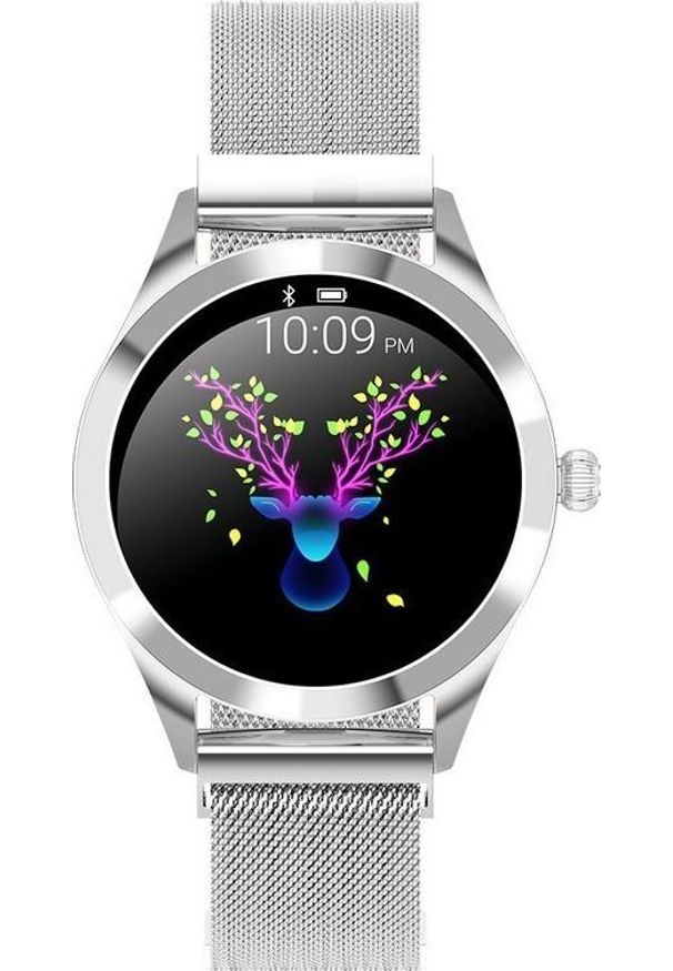 Smartwatch Gino Rossi SW017-7 Srebrny (SW017-7). Rodzaj zegarka: smartwatch. Kolor: srebrny