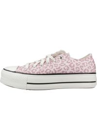 Tenisówki Converse Model Chuck Taylor All Star Lift Kolor Nadruk Zwierzęcy. Kolor: wielokolorowy. Materiał: tkanina. Wzór: motyw zwierzęcy, nadruk