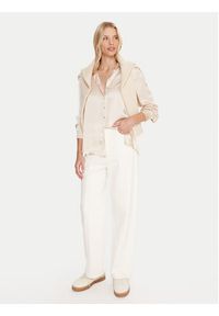 Marella Koszula Bunny 2523116015 Écru Regular Fit. Kolor: kremowy. Materiał: acetat #3