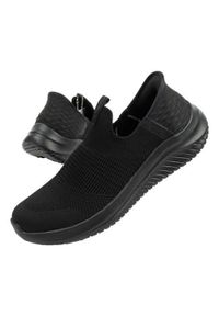 skechers - Buty do chodzenia damskie Skechers 403844LB. Kolor: czarny. Materiał: materiał, syntetyk. Szerokość cholewki: normalna. Sport: turystyka piesza