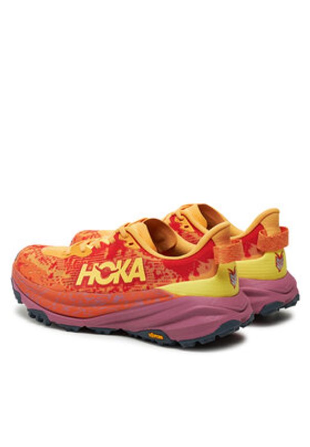 HOKA - Hoka Buty do biegania Speedgoat 6 W 1147811 Pomarańczowy. Kolor: pomarańczowy. Materiał: materiał