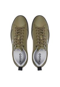 Hugo - HUGO Sneakersy Morrie 50536981 10266734 01 Khaki. Kolor: brązowy. Materiał: skóra #5