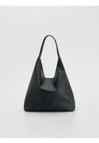 Reserved - Torebka hobo - czarny. Kolor: czarny. Materiał: skórzane #1