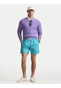 Polo Ralph Lauren Szorty kąpielowe 710963824001 Błękitny Classic Fit. Kolor: niebieski. Materiał: syntetyk #4