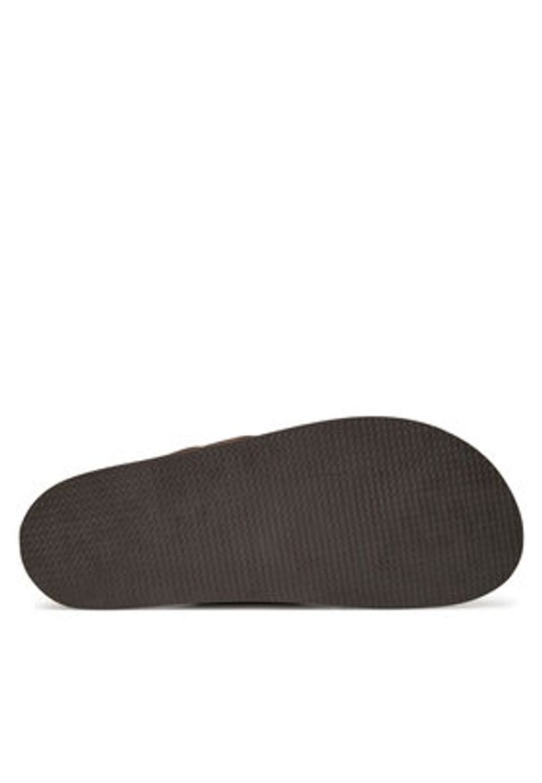 Inuikii Klapki Suede Crossed 50102-500 Brązowy. Kolor: brązowy. Materiał: skóra, zamsz
