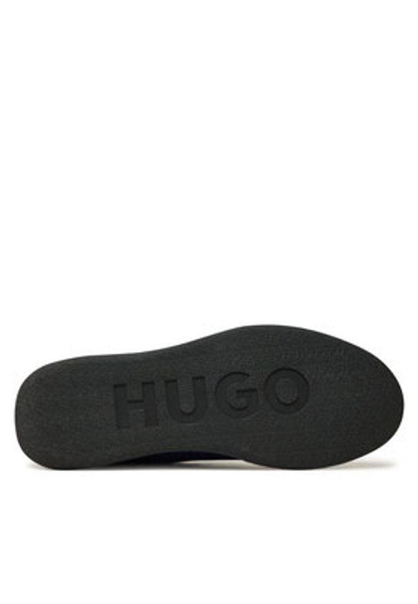 Hugo Sneakersy Riven Tenn 50524249 Granatowy. Kolor: niebieski. Materiał: materiał