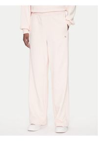 Calvin Klein Jeans Spodnie dresowe LV047C249G Różowy Regular Fit. Kolor: różowy. Materiał: bawełna