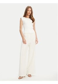 Guess Bluzka W5YR12 Z0130 Biały Regular Fit. Kolor: biały. Materiał: syntetyk