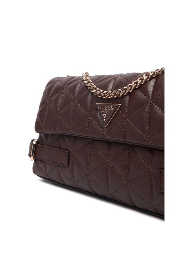 Torebka Guess. Kolor: brązowy