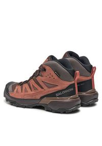 salomon - Salomon Trekkingi X Ultra 360 Leather Mid Gore-Tex L47571000 Brązowy. Kolor: brązowy. Materiał: materiał #6