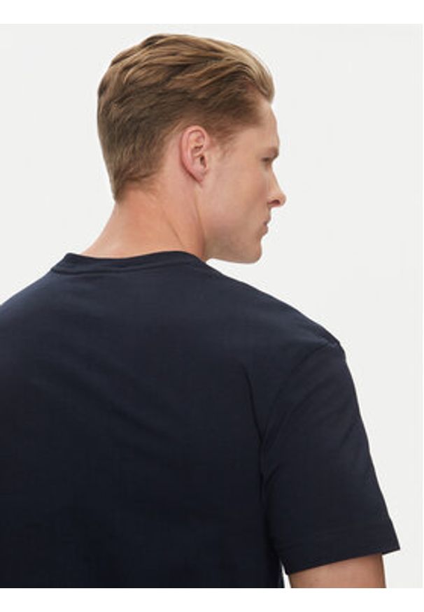 Calvin Klein T-Shirt K10K112749 Granatowy Comfort Fit. Kolor: niebieski. Materiał: bawełna